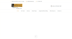 Desktop Screenshot of forestcitydental.ca